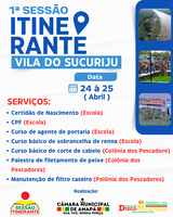 Sessão Itinerante na Vila do Sucuriju